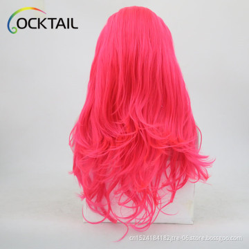 Sexy synthetic lace front red hair wig at cheap wholesale price